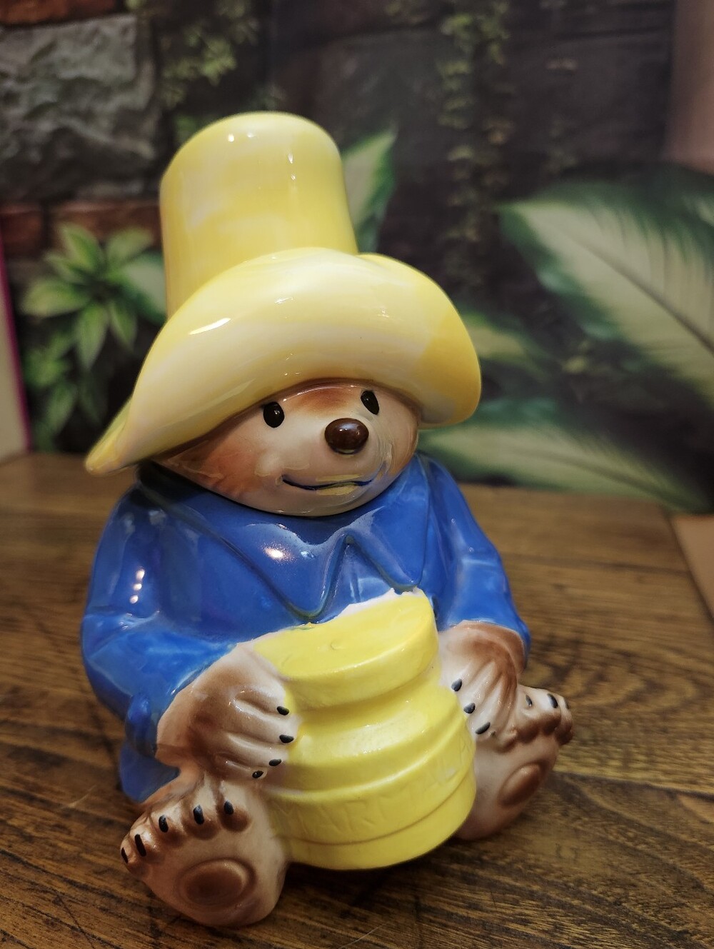 1978 Paddington Bear Ceramic Jam Jar